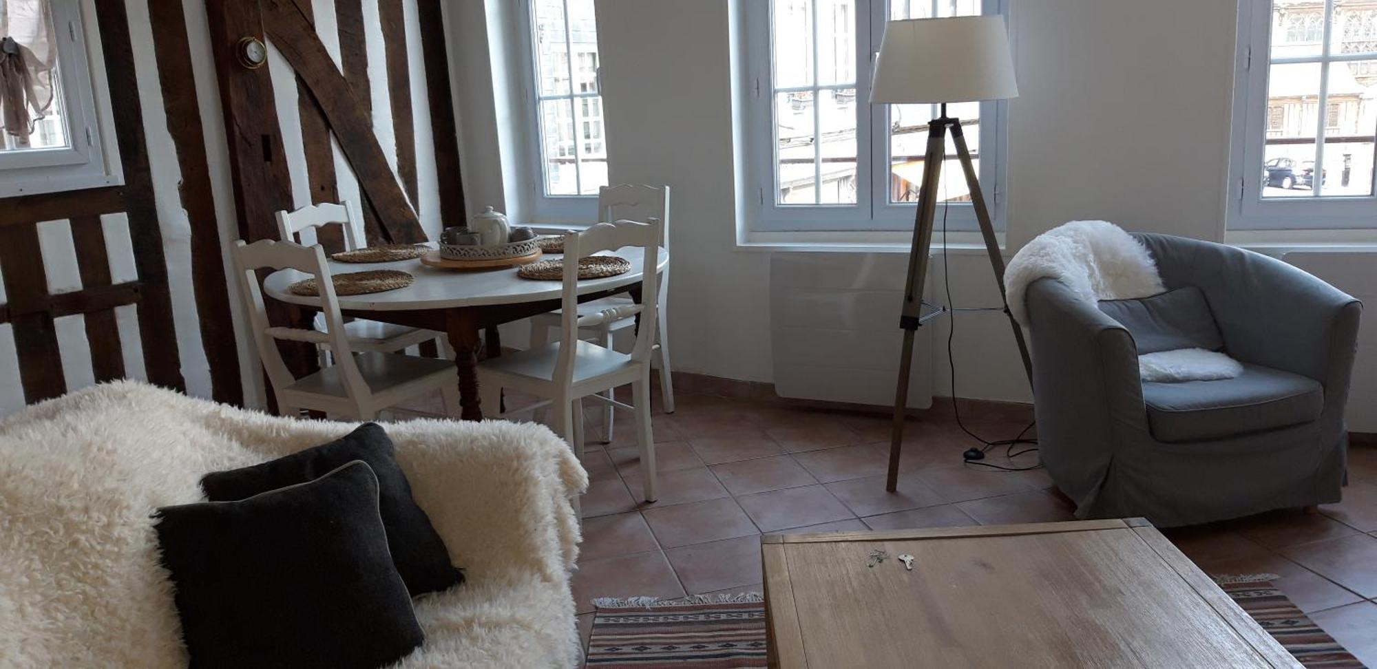 Apartamento Le Petit Honfleur Exterior foto